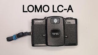 lomo lc-a review 35mm film camera lomography | load film | battery