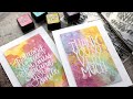2 Ways to Use Distress Ink for Watercolor Backgrounds