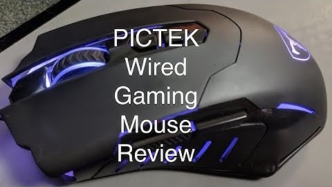 PICTEK T7 Wired Gaming mouse review