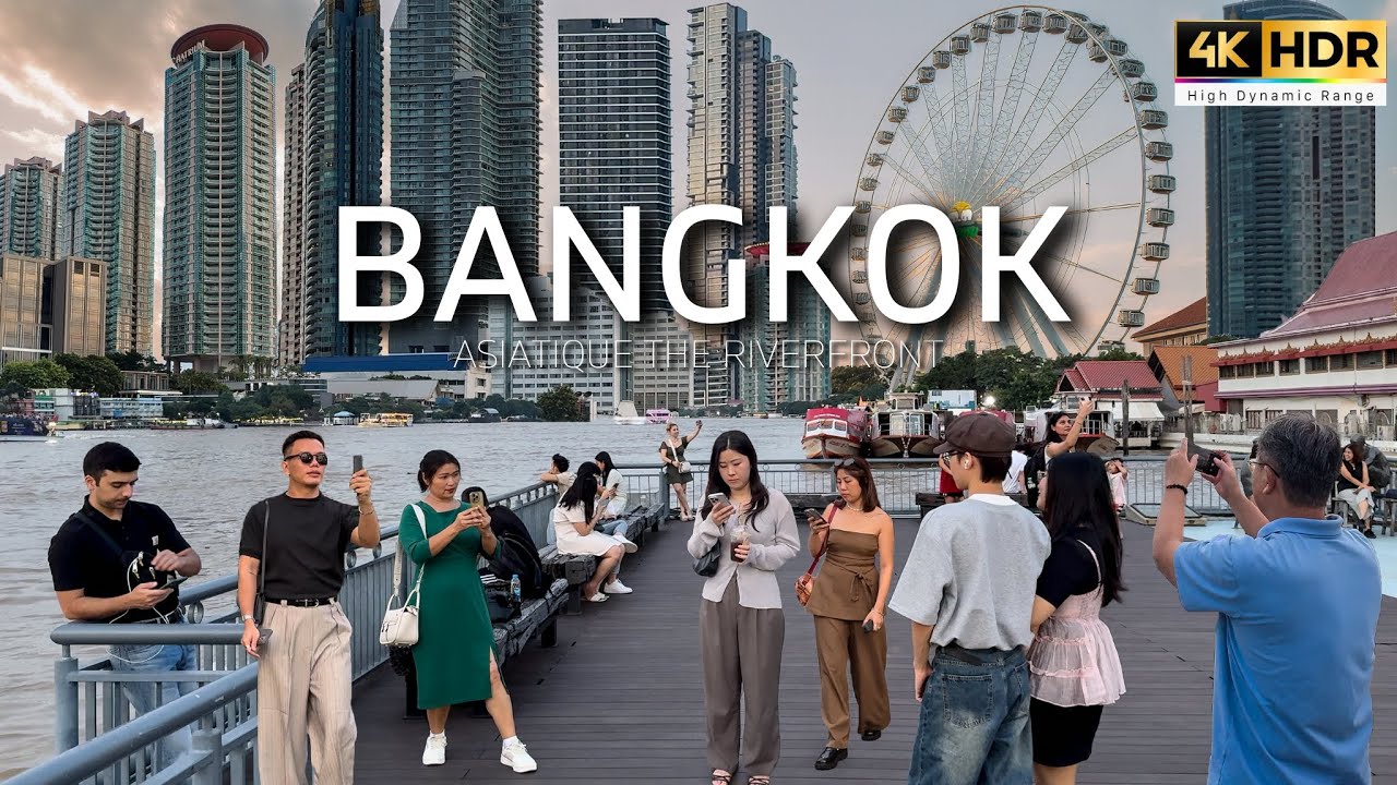 🇹🇭 4K HDR | Asiatique The Riverfront in Bangkok | Walking At The BEST Riverside Market 2026