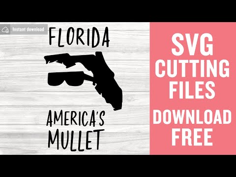 Florida Mullet Svg Free Cutting Files for Cricut Silhouette Free Download
