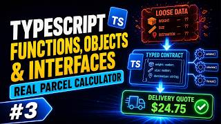 TypeScript Functions, Objects, Interfaces & Type Aliases | Real Project