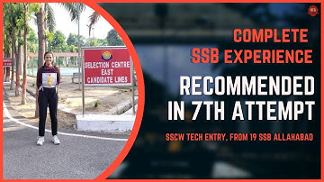 Jayashree Shares Her SSB Experience After Getting Recommended for SSC(w) Tech in her 7th Attempt!