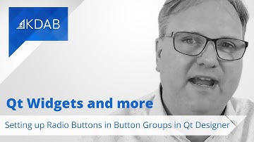 Setting up Radio Buttons in Button Groups in Qt Designer