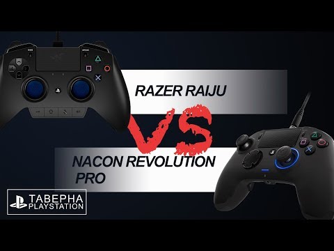 Видео: Противостояние джойстика премиум-класса для PS4: Razer Raiju против Nacon Revolution Pro