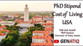 Stipend and Cost of living in USA  as a PhD student