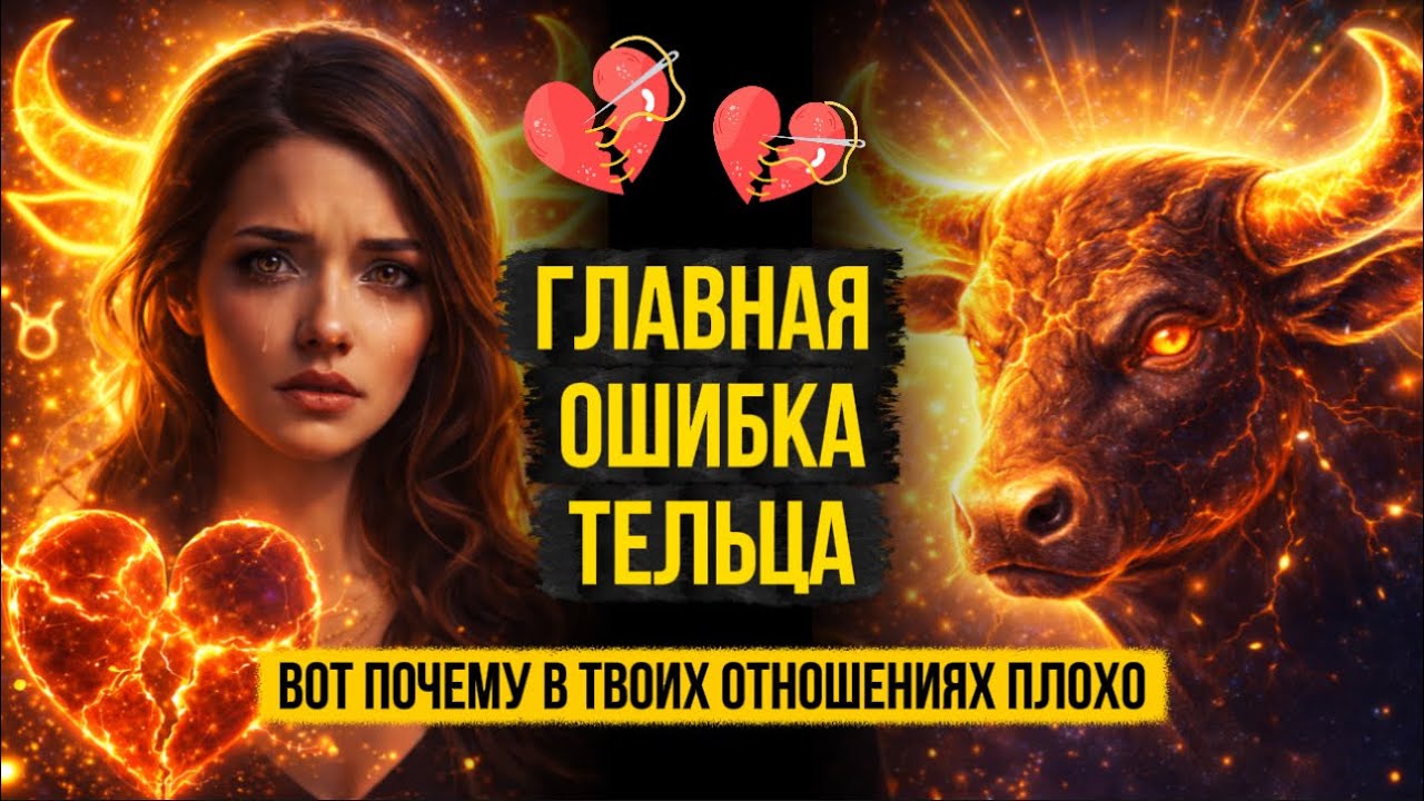 Главная ошибка ТЕЛЬЦА в отношениях — из-за неё вас не понимают | телец в любви