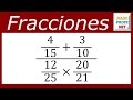 OPERACIONES COMBINADAS CON FRACCIONARIOS - Ejercicio 6