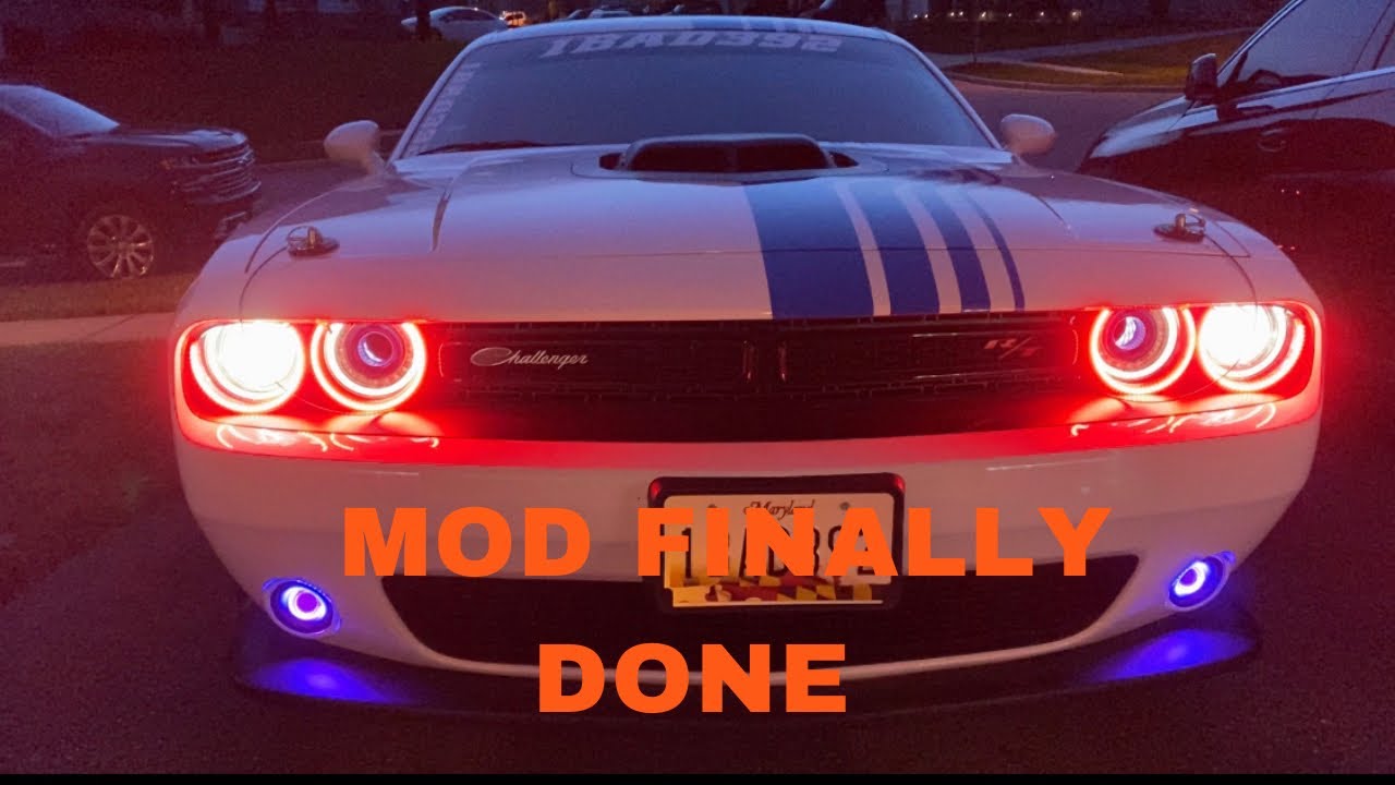 Challenger Oracle LED Lights Mod Finally Done On My 392 Pt3 😱