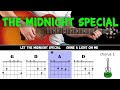 The midnight special ccr  guitar play along on acoustic guitar with easy chords  lyrics
