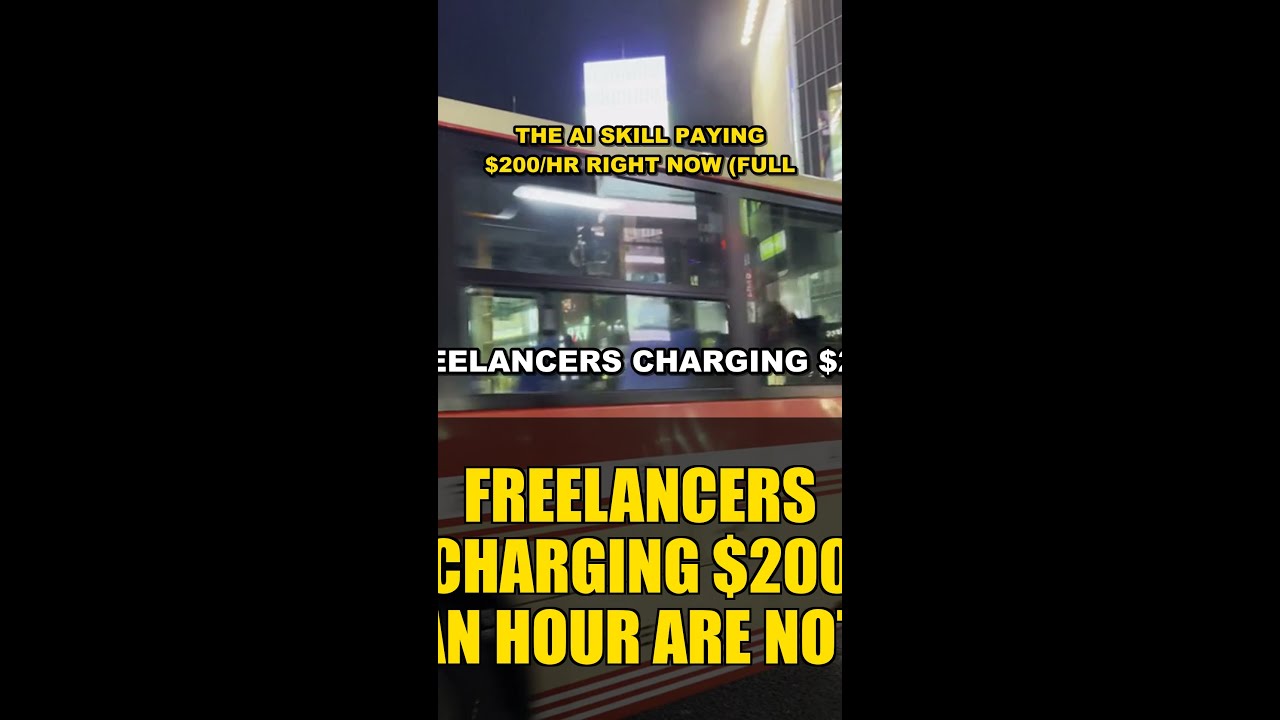 Thumbnail: The AI Skill Paying $200/Hr Right Now (Full Workflow)