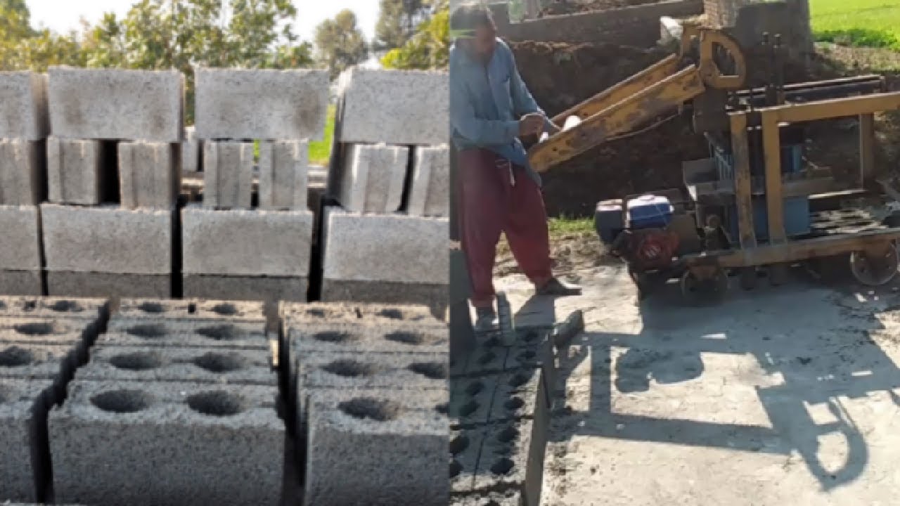 Visit the block making factory| and how to make it|بلاک فیکٹری کی سیر ...