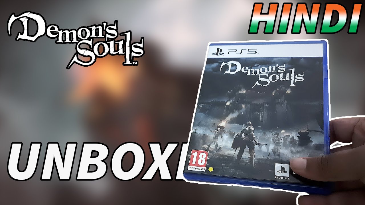 [4K] DEMON'S SOULS REMAKE (PS5) STANDARD EDITION Unboxing || Indian/Hindi Unboxing