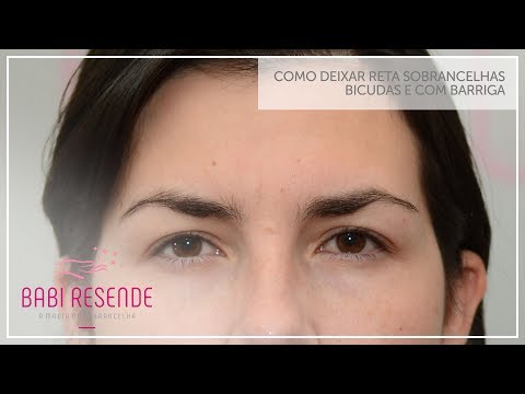 Curso design de sobrancelha #71  Como tirar bicos altos e barrigas das sobrancelhas