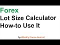 Forex Lots Calculator Forex Lots Calculator