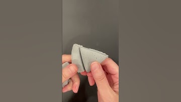 Squid Game Triangle Polymer Clay Dalgona Cookie Challenge #shorts #squidgame #dalgona