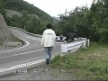 バイクの走り屋 山形 水窪ダム転倒