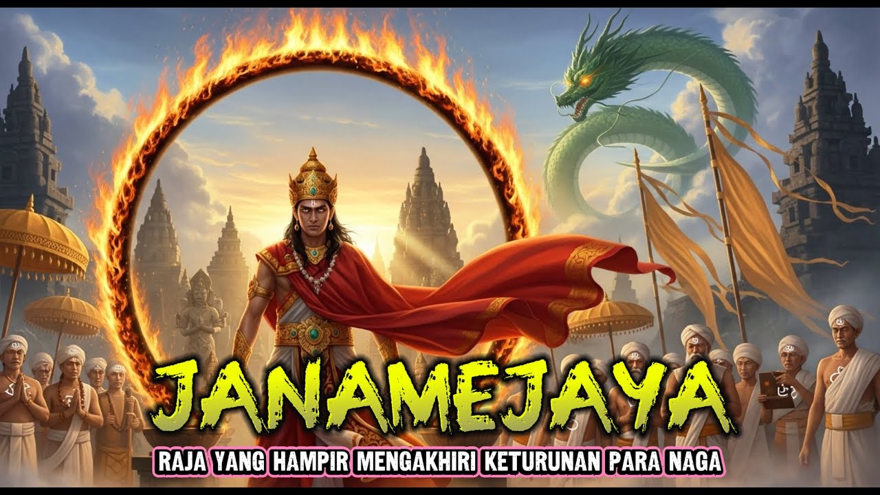 RAJA JANAMEJAYA MEMBAKAR DUNIA NAGA | KISAH DENDAM TERBESAR YANG MENGGETARKAN LANGIT DAN BUMI