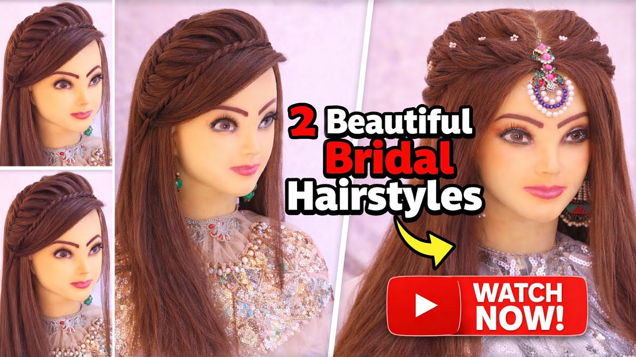 2 wedding hairstyles kashee's l easy open hairstyle for wedding l new front hairstyle l festive look