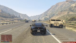 GTA 5 Blaine County 6 Stars Wanted Level Rampage + Epic Police Chase Escape(RDE 3.1.7 Expansion)