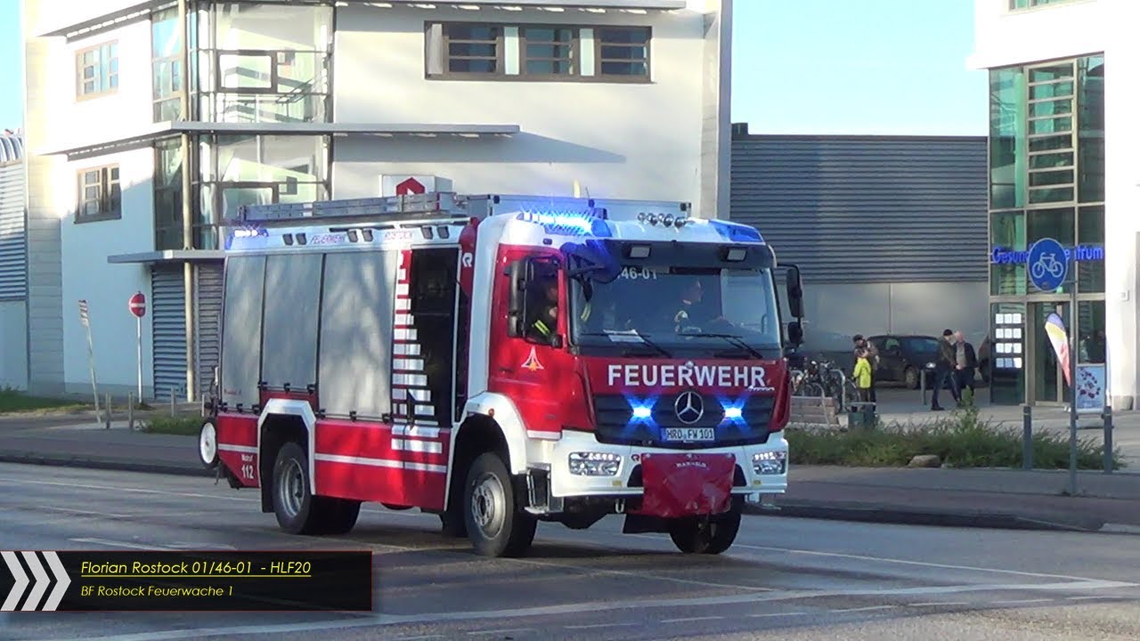 Berufsfeuerwehr Rostock - Feuerwache 1 www.youtube.com