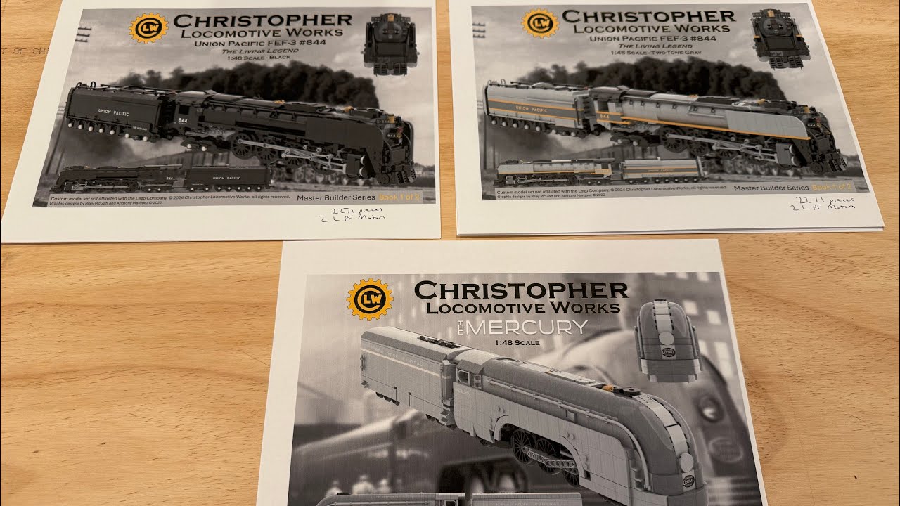 LEGO Trains - Union Pacific Locomotive Instructions And More From