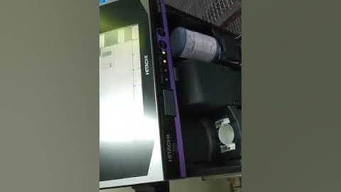Cách nap mực và dung môi máy hitachi UX-D110W