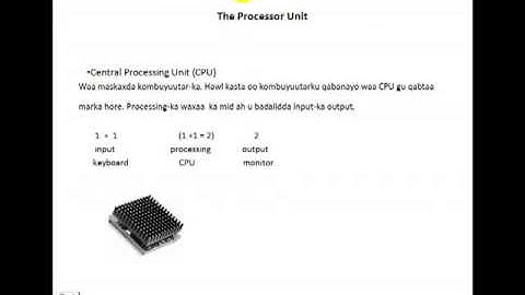 ▶ Introduction to Computer Hardware in Somali part 2   YouTube