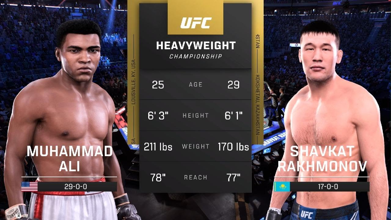 EA SPORTS UFC 5 Gameplay - Muhammad Ali vs Shavkat Rakhmonov (Must ...