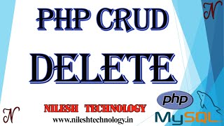 PHP CRUD Tutorial with MySQL | Delete a row in a table | 2020