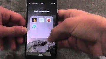 Iphone 6 CPU and GPU performance test