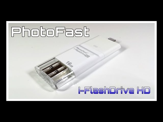 Présentation de la clé USB PhotoFast i-FlashDrive HD 