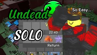 How to win SOLO in Undead side-mode | Doomspire Defense