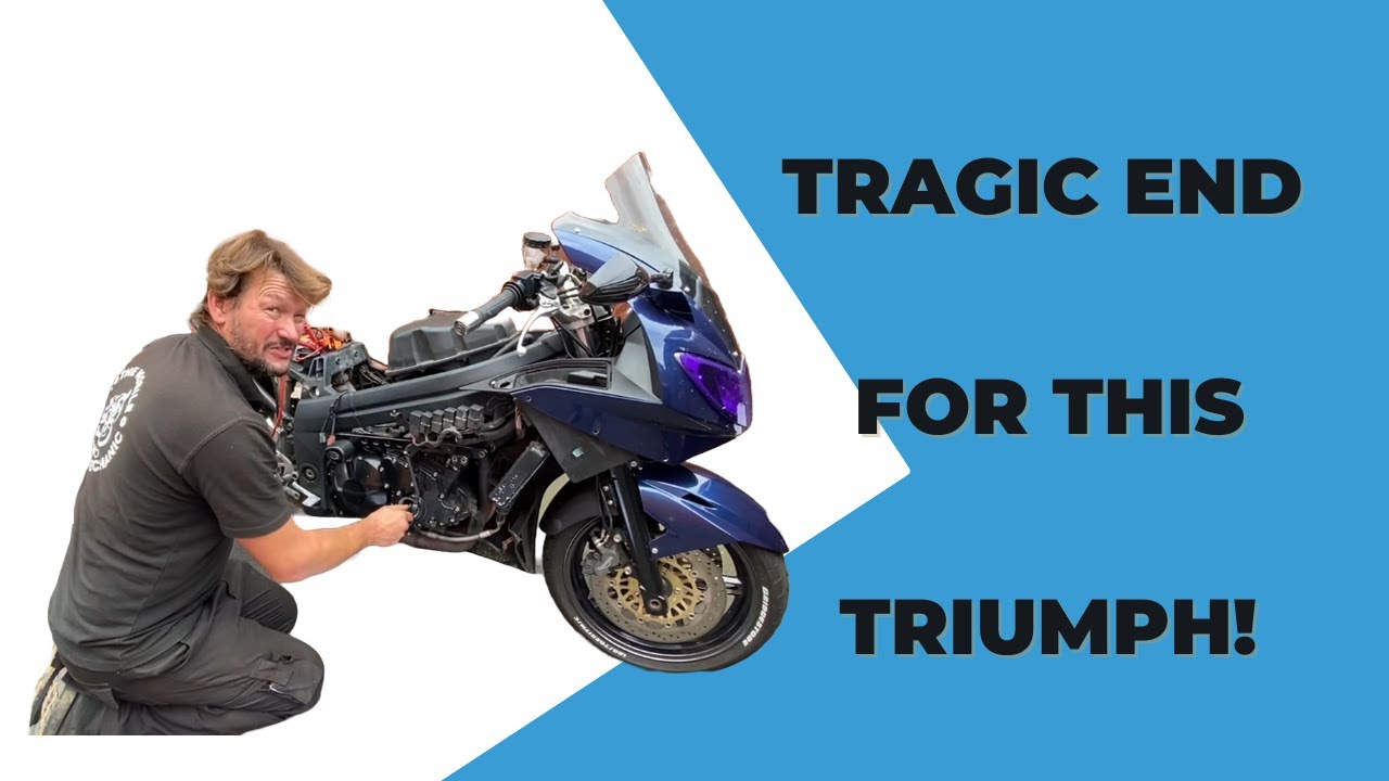 Это конец для этого мотоцикла Triumph Sprint ST.