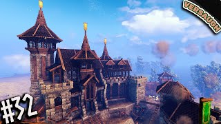 Valheim Builder VS Hardcore Survival | EP 32 | Epic Cozy Castle Construction