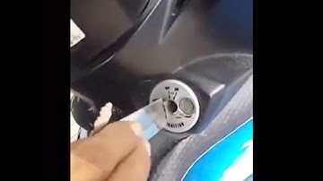 man makes motorcycle key from scratch using this tool!!