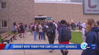 Budget vote today for Cortland city schools