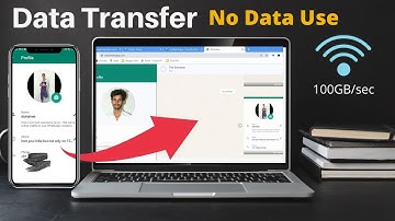 How to transfer file from mobile to laptop wireless | No Data Use | send file from android to pc