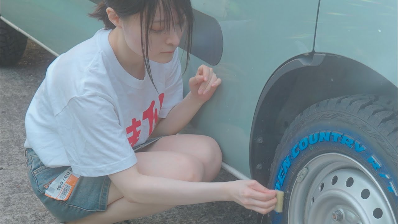 【PR】女ひとり 汗だくでタイヤ交換　オープンカントリーR/T