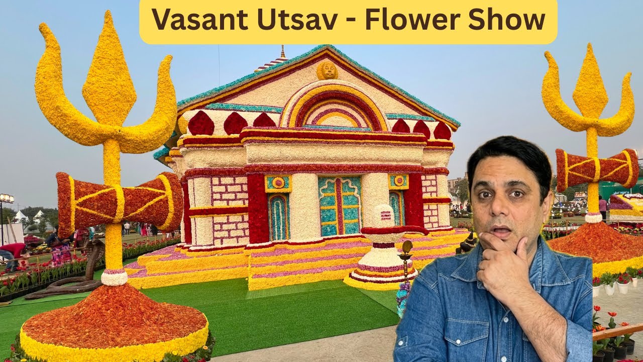 🌺 Noida Vasant Utsav Flower Show 2026 | Complete Walkthrough & Highlights