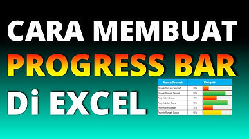 Cara Membuat Progress Bar di Excel | Tutorial Excel
