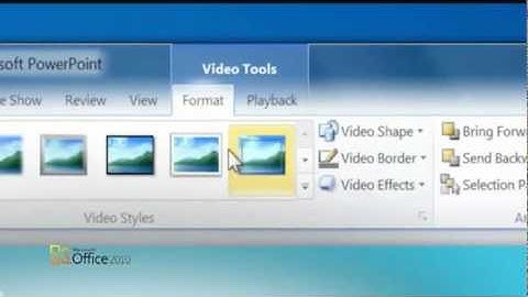 How To Add Videos In PowerPoint 2010