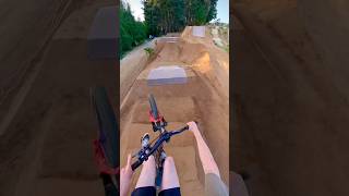 POV: THE DREAMIEST SET OF DIRT JUMPS EVER! ❤️🔥 #mtb #bikes #biking #bmx #fail
