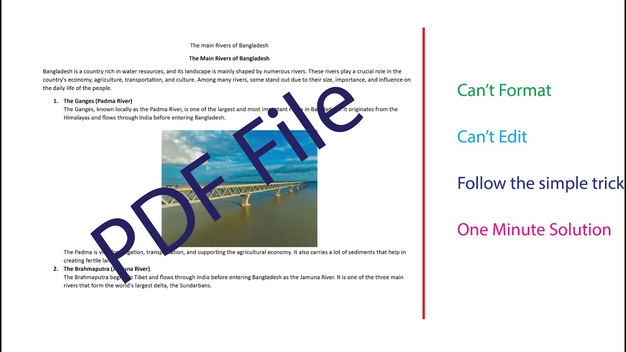 pdf to editable word  simple one minute trick