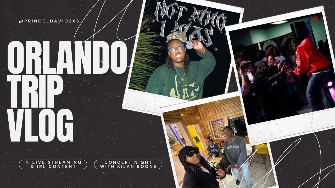 ORLANDO TRIP VLOG! 🔥 Kijan Boone Concert + IRL Streams + The Bros