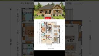 Modern Farmhouse Design With Dimensioned Floorplan