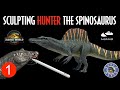 Sculpting and Painting HUNTER the SPINOSAURUS from Jurassic World Rebirth