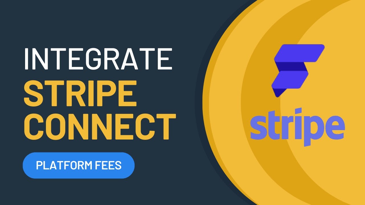 Integrate STRIPE CONNECT FEES to your FlutterFlow App - YouTube