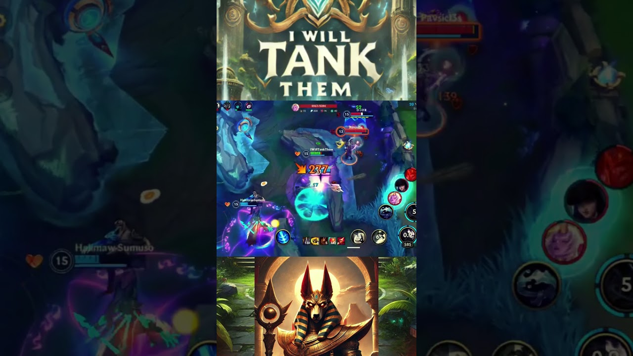 Nasus Wild Rift Full Tank Gameplay: Tank Them All Ep9 