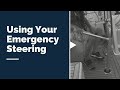 Using your emergency steering   boating insights podcast by above  beyond boating